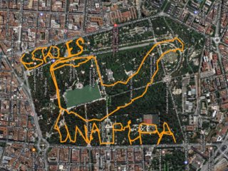 “He caminado 11,85 Km. para ver que esto tampoco es una pipa” “He caminado 11,85 Km. para ver que esto tampoco es una pipa”