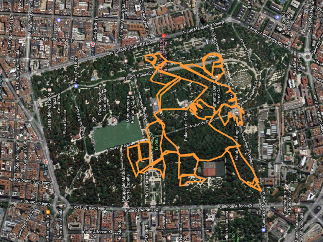 “He caminado 10,64 Km. para bailar un tango contigo” tango