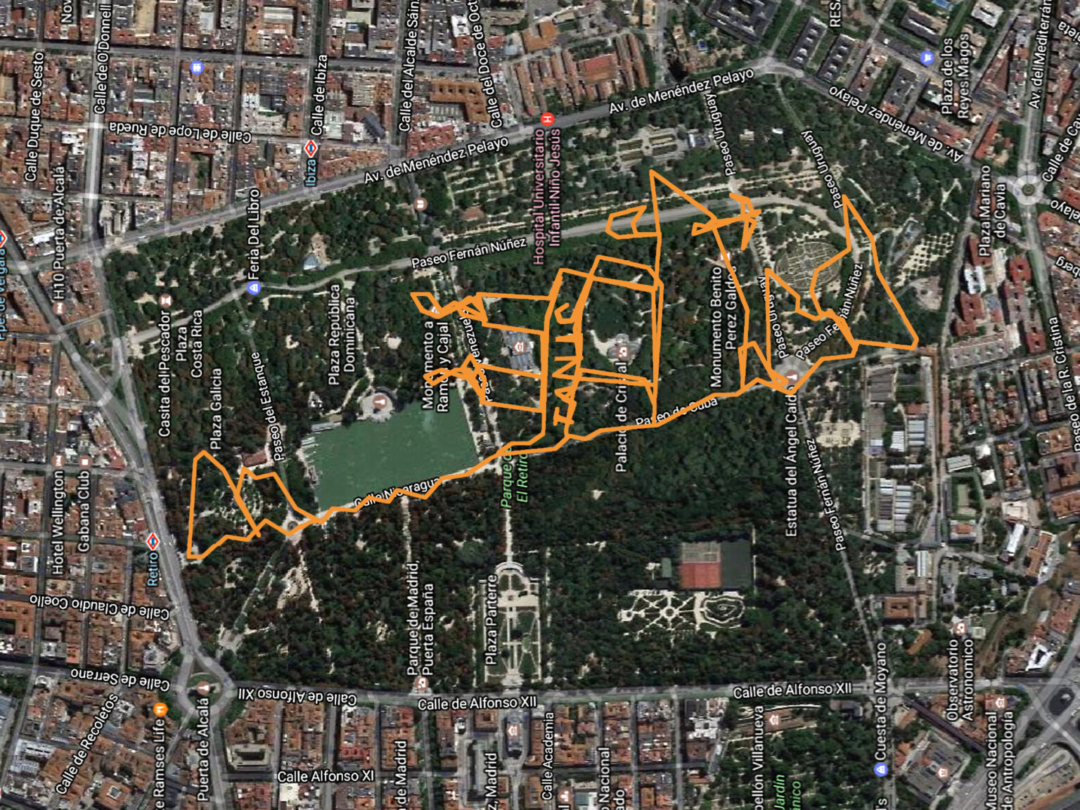 “He caminado 9,33 Km. para ver a un coloso hundirse" coloso